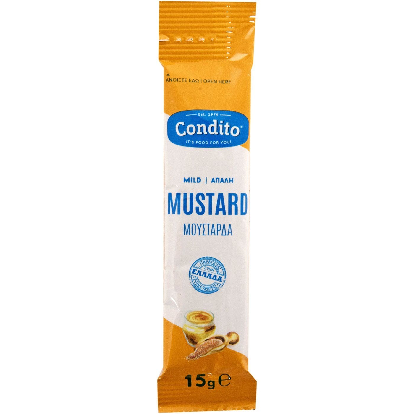 Μουστάρδα CONDITO απαλή φακελάκι (200x15g)