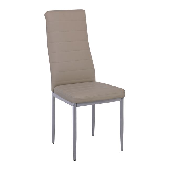 πόδι γκρι – κάθισμα pvc cappuccino ΕΜ966,96Κ