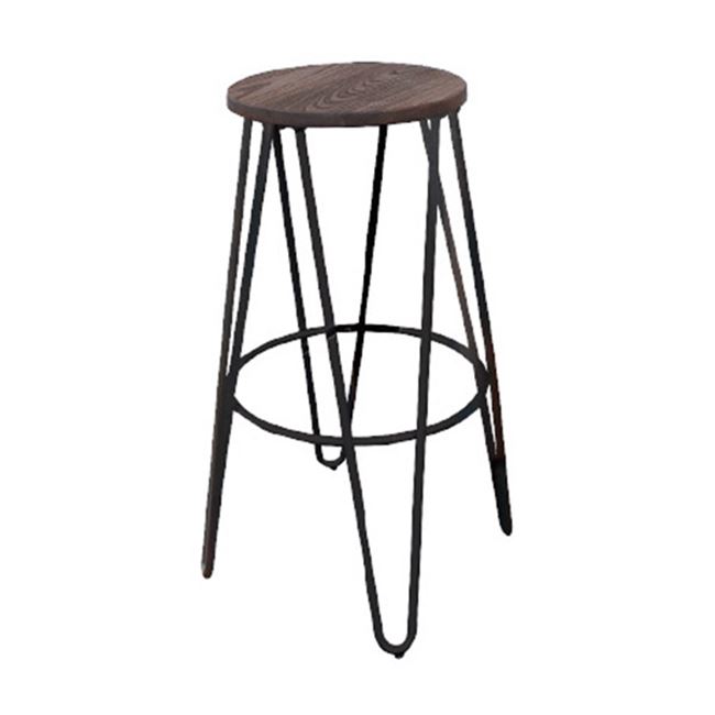 antique black – ξύλινο κάθισμα dark oak Ε5207,10