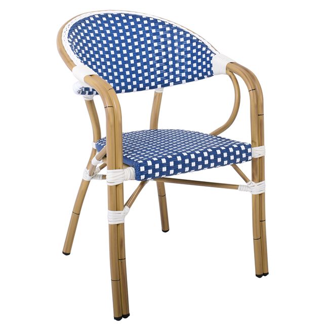 wicker άσπρο, μπλέ  Ε258,3