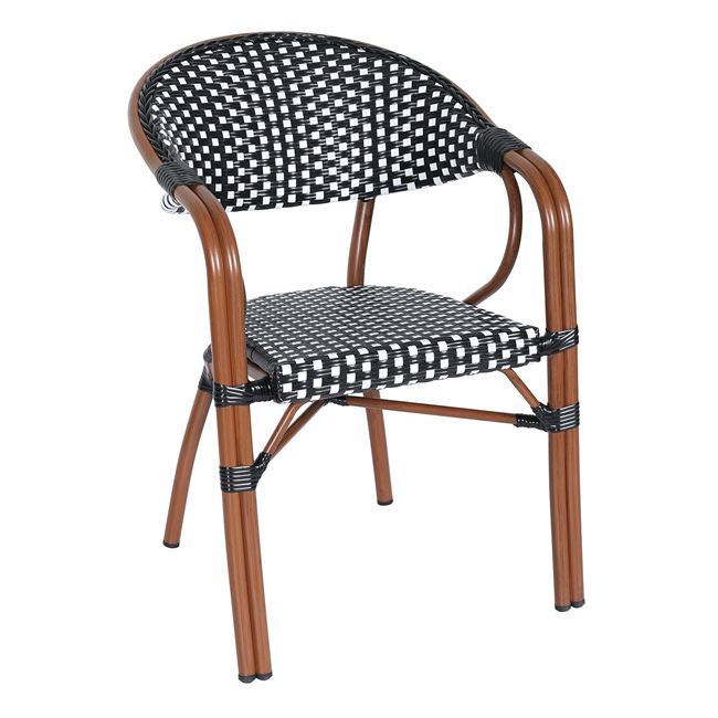 wicker άσπρο, μαύρο Ε258,5